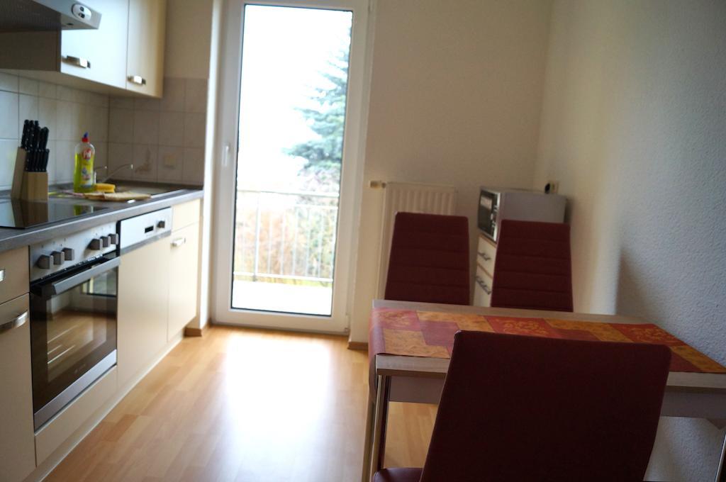 לייפציג Ferienwohnung Holzhausen חדר תמונה